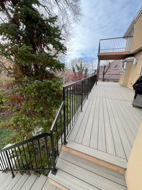 Gallery photos for Deck Upgrade with Two Levels for Versatile Outdoor Living: Image #2